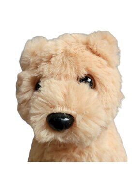 Vintage City Pals Cititoy Terrier Puppy Dog 7 inch Plush Brown Stuffed Animal
